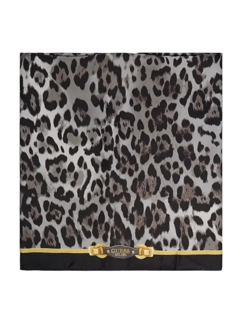 GUESS Foulard Donna MIMINA FOULARD 90X90 AW5376 SIL90 LEO LEOPARD