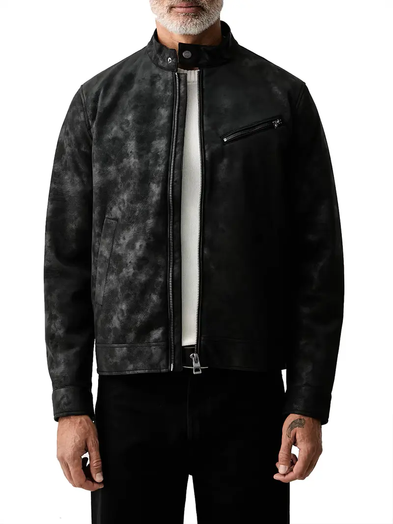 Guess Giacca Biker Harrington - Nero
