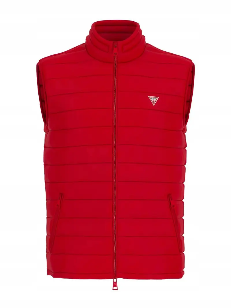 GUESS Gilet Uomo Gj Hooded Puffer Ves M4YN11 WG922 G585 Rosso