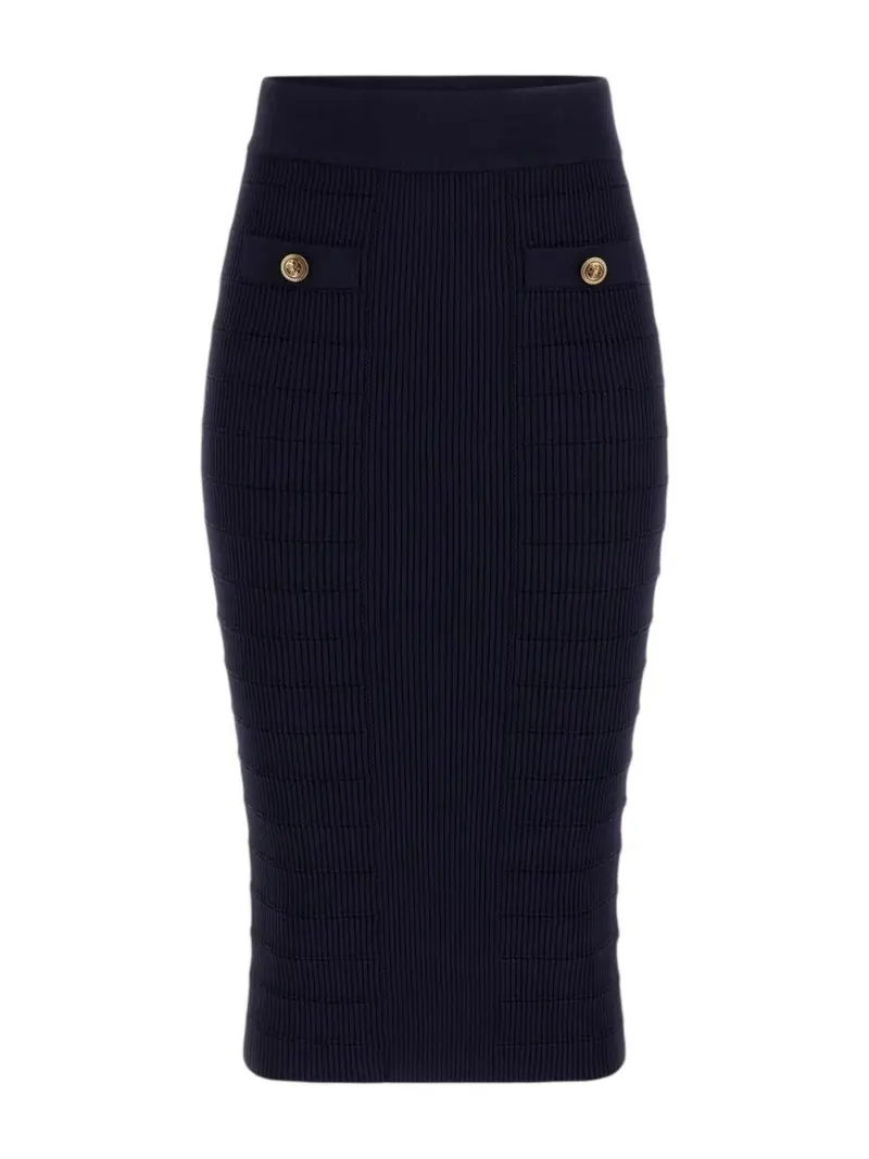 GUESS Gonna Donna EVANGELINE SWTR SKIRT W5YD66 Z0130 JBLK Jet Black A996