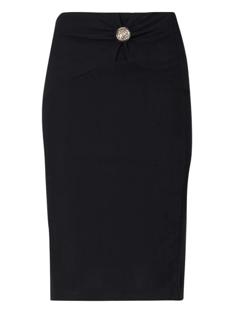 GUESS Gonna Donna ZAMA BUTTON DETAILS SKIRT W5RD53 KAQL2 JBLK Nero