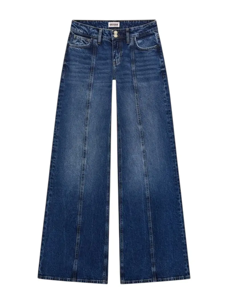 GUESS Jeans Donna GO FLARED W5BA3N D5M4U GOMR GO MEDIUM DARK MARBL