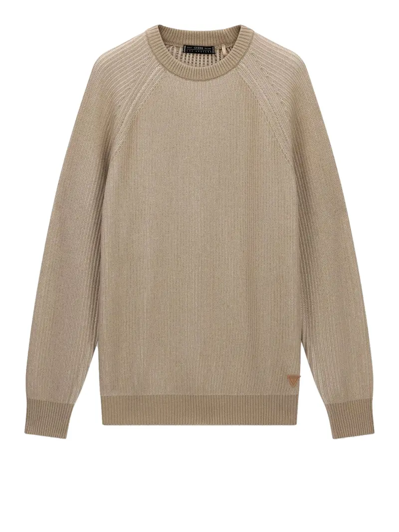 Guess Maglia Niro Vanisè Stripes Raglan- Beige
