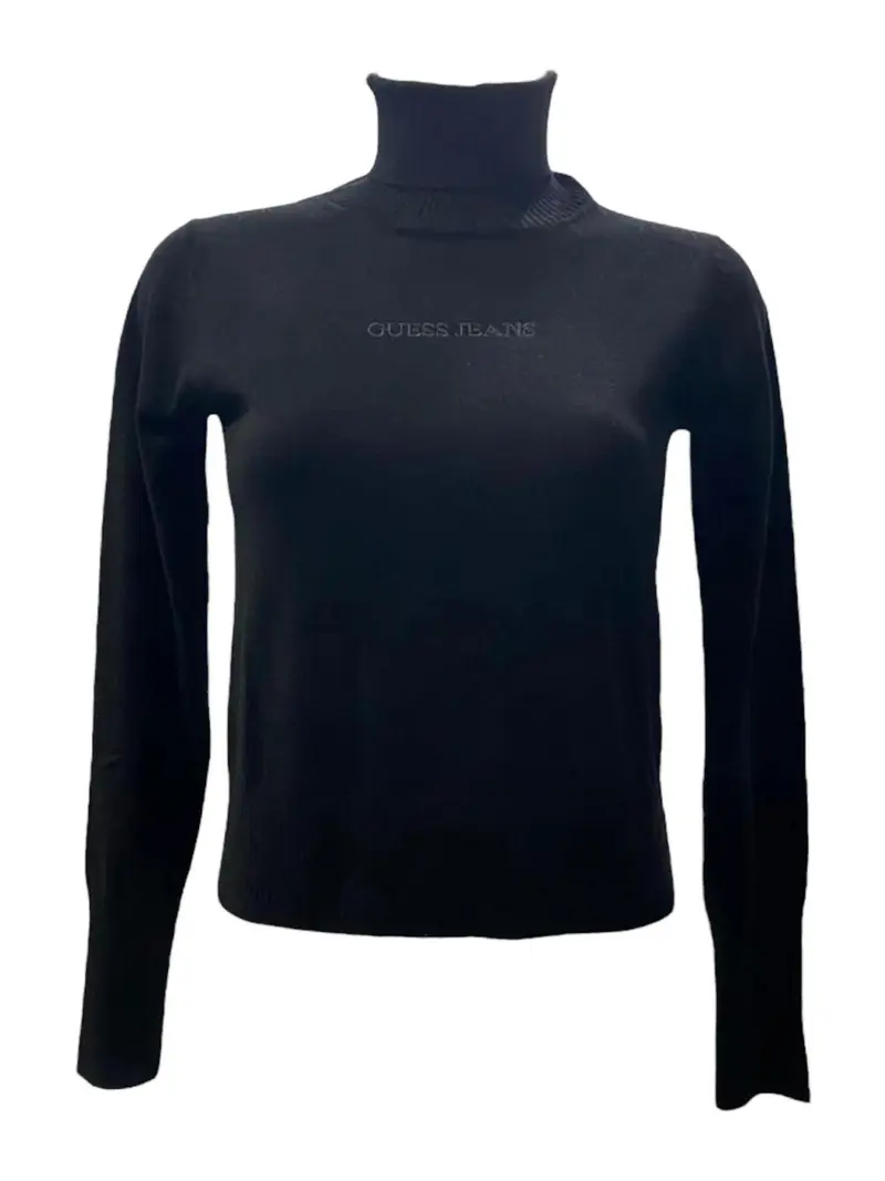 GUESS Maglione dolcevita Donna GJ LS TN GUESS J EMB SWTR W4BR15 Z3HO2 JBLK Jet Black A996