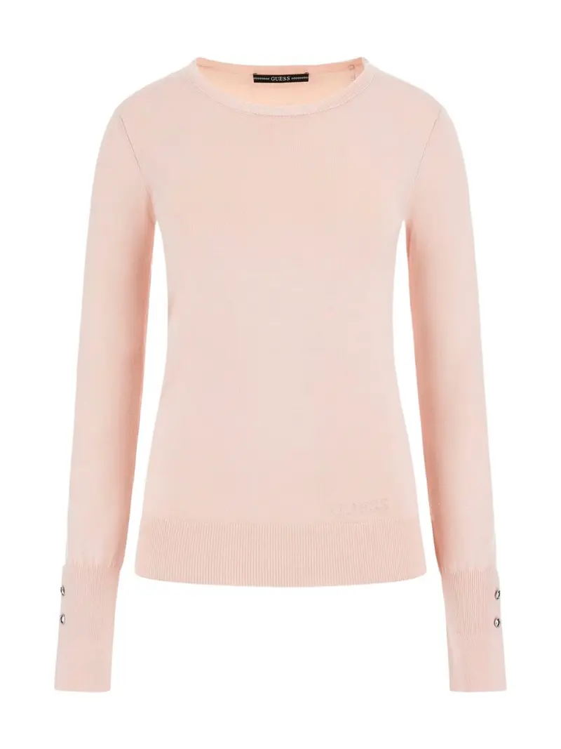 GUESS Maglione Donna ELINOR RN LS SWTR W2YR30 Z2V62 G6I1 Rosa
