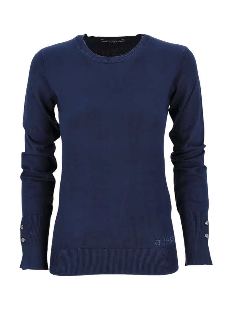 GUESS Maglione Donna ELINOR RN LS SWTR W2YR30 Z2V62 G7JX Blu
