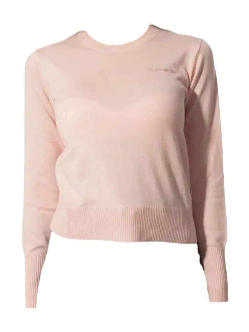 GUESS Maglione Donna GJ LS CN GUESS J EMB SWTR W4BR83 Z3HO2 G6R4 BLUSH COTTON