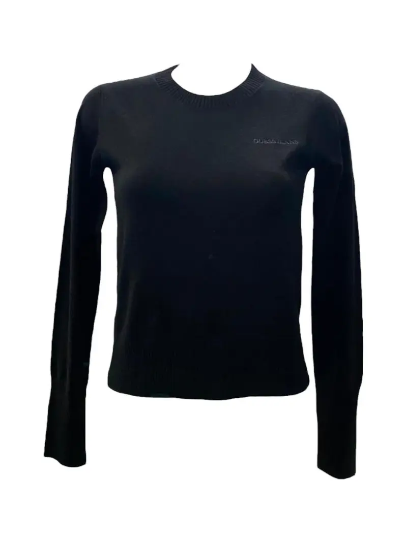 GUESS Maglione Donna GJ LS CN GUESS J EMB SWTR W4BR83 Z3HO2 JBLK Jet Black A996