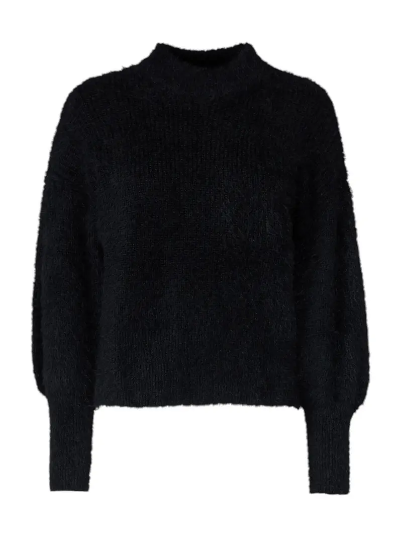 GUESS Maglione Donna KEYLA CN LS SWTR W4BR25 Z3BH0 JBLK Nero