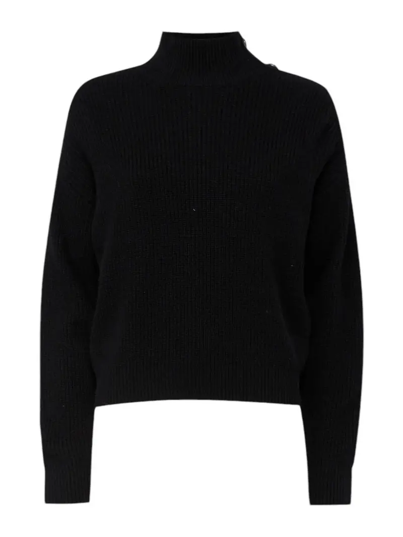 GUESS Maglione Donna ZYLEE LS MOCK NECK SWTR W4BR39 Z2WX0 JBLK Nero