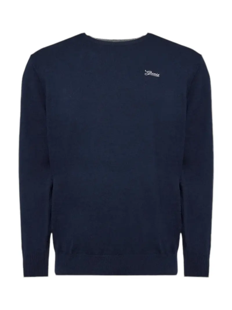 GUESS Maglione Uomo Daniel Cn Ls Basic S M4YR01 Z3052 G7V2 Blu