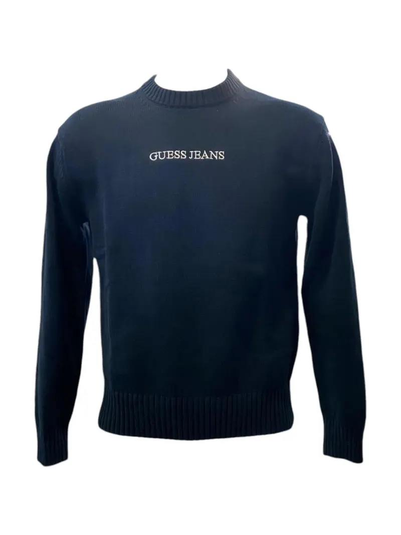 GUESS Maglione Uomo Gj Ls Cn Guess J Emb M4BR31 Z3HM1 A71W DARING OCEAN