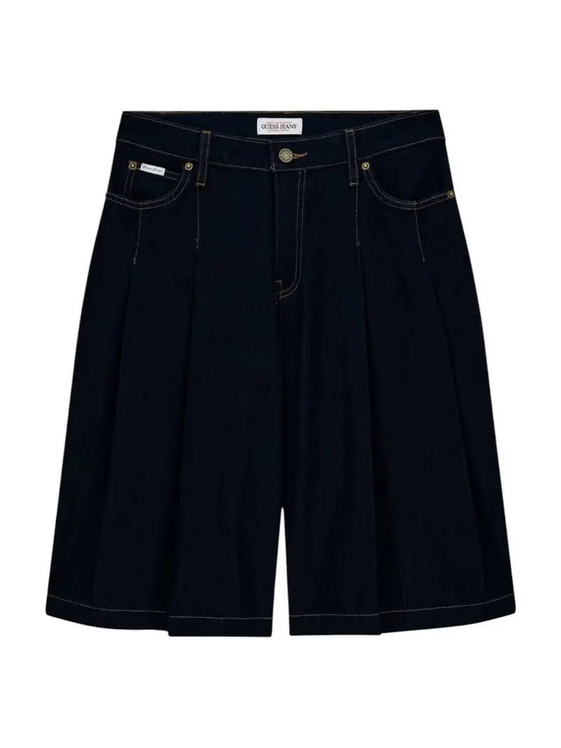 GUESS Pantaloncino Donna GJ CLASSIC PLEATED BERMUDA W6GDY5 D7971 GSMM GJ SUMMER VINTAGE DA