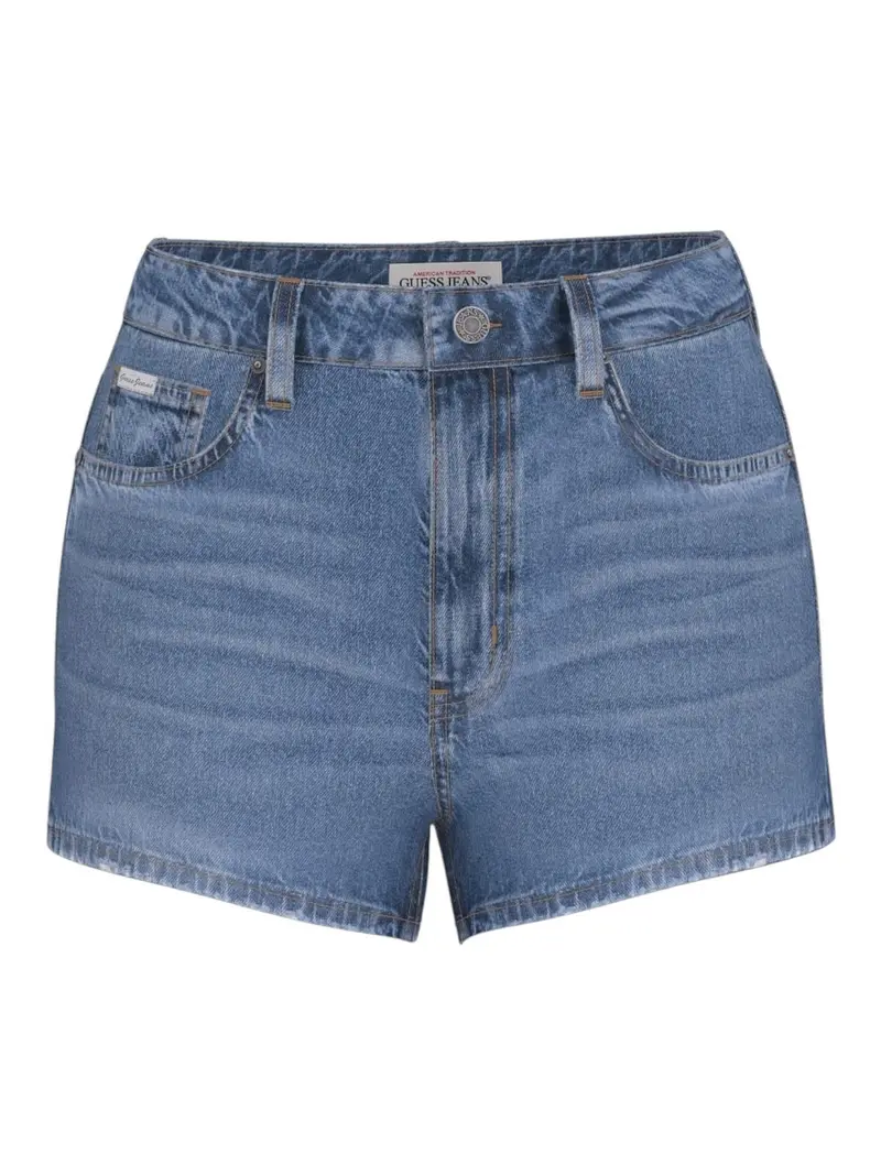 GUESS Pantaloncino Donna GJ HIGHWAIST VINTAGE SHORT W5GD0Y D5O11 GJMD Blu