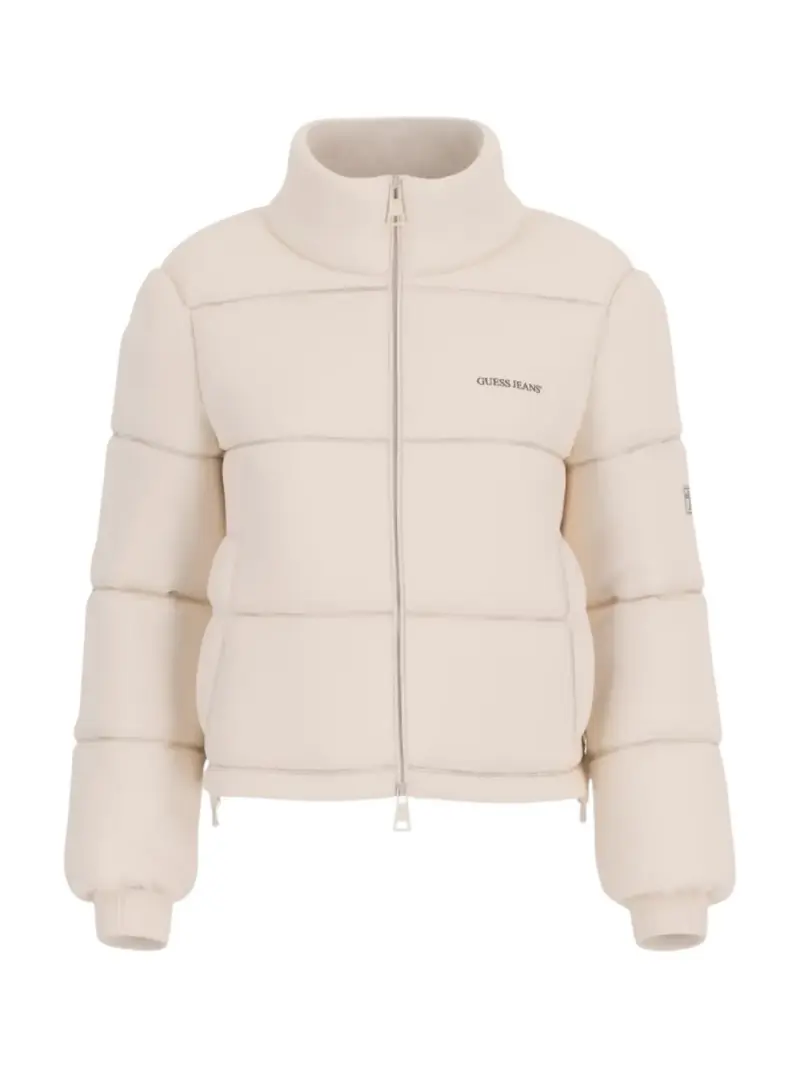 GUESS Piumino Donna GJ CROPPED PUFFER W4BL20 WGII2 G053 SANDY SHORE