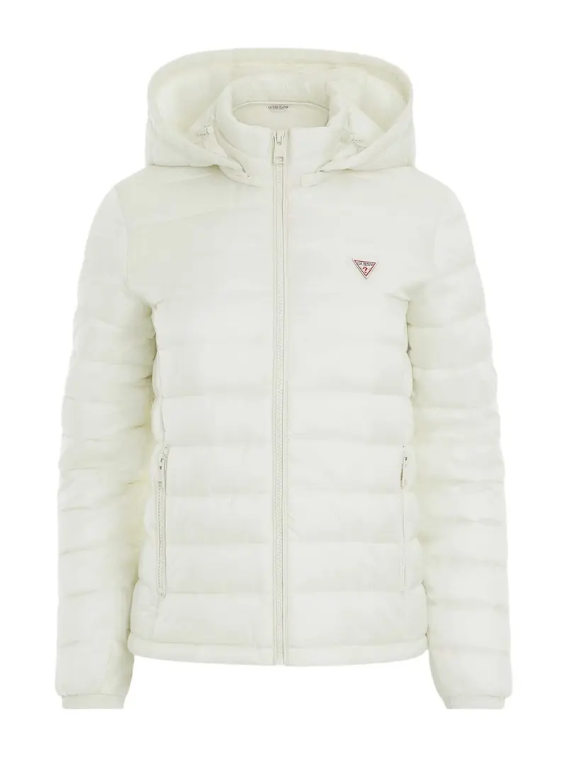 GUESS Piumino Donna GJ HOODED PUFFER W4YL00 WG922 G053 Beige