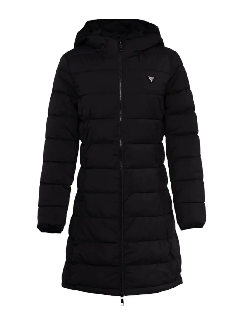 GUESS Piumino Donna NEW ALETA LONG PUFFER JACKET V4YL05 WF3X0 JBLK Jet Black A996