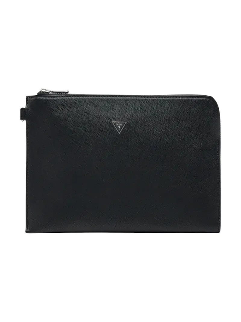 GUESS Pochette Uomo MILANO CLUTCH M PMBASA P5235 BLA BLACK