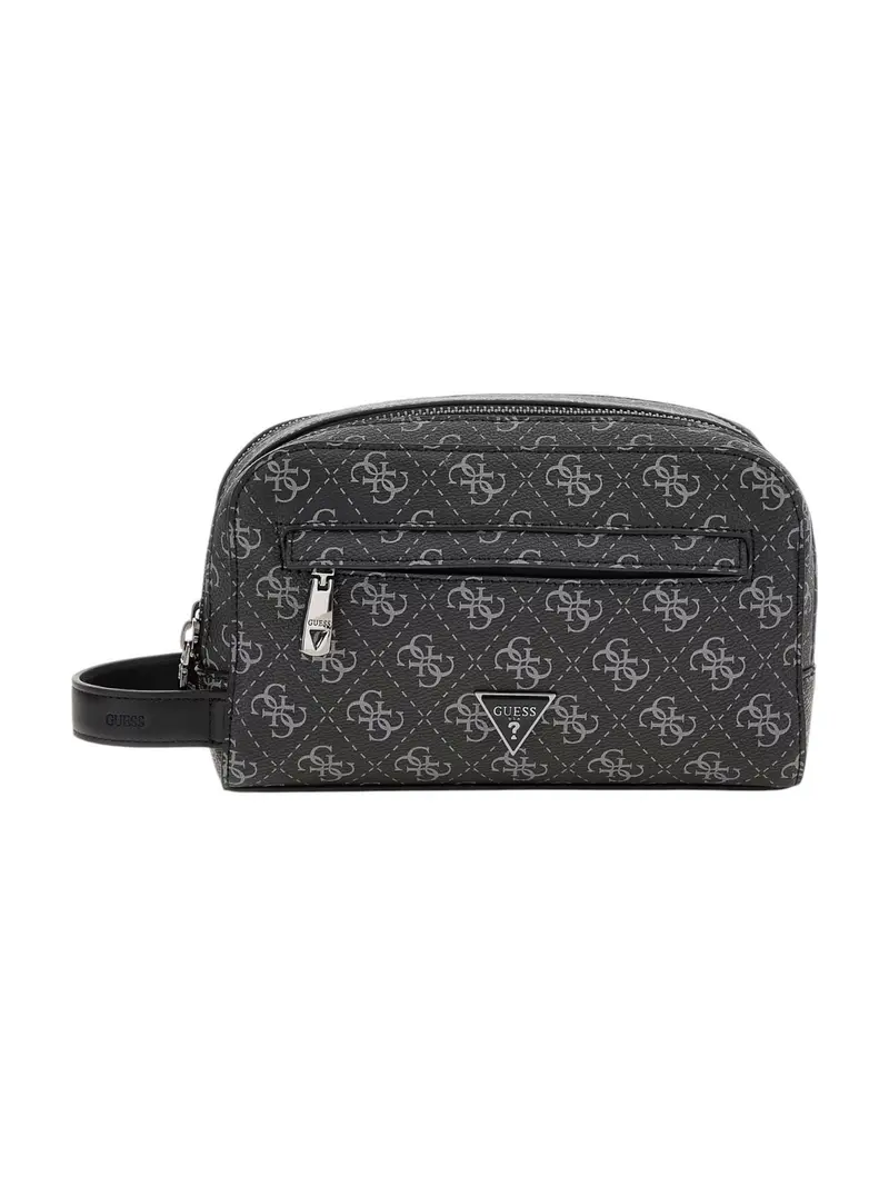 GUESS Pochette Uomo MILANO SMALL NECESSAIRE PMMILO P5461 DAB DARK BLACK