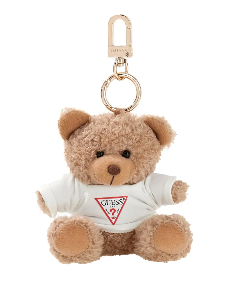 Guess Portachiavi Bear Keychain - Beige