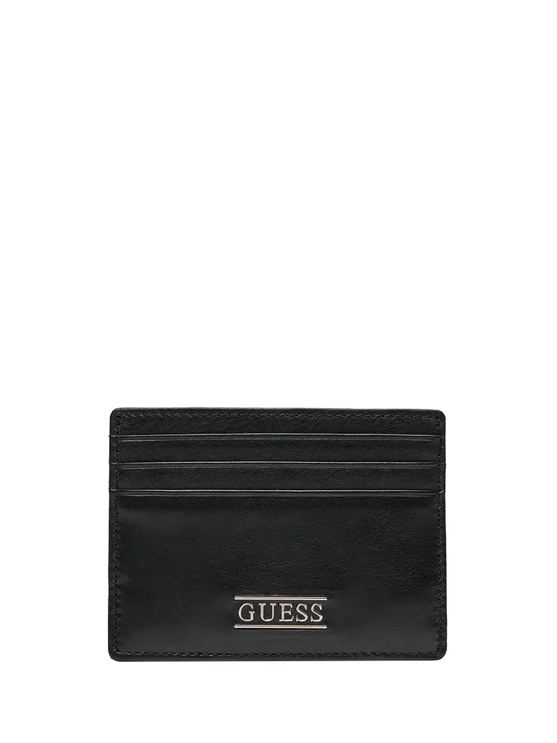 Guess Portafoglio Boston Card Holder Uomo Black - Nero