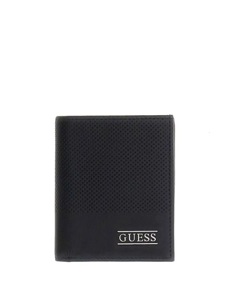 Guess Portafoglio Boston Trifold - Nero