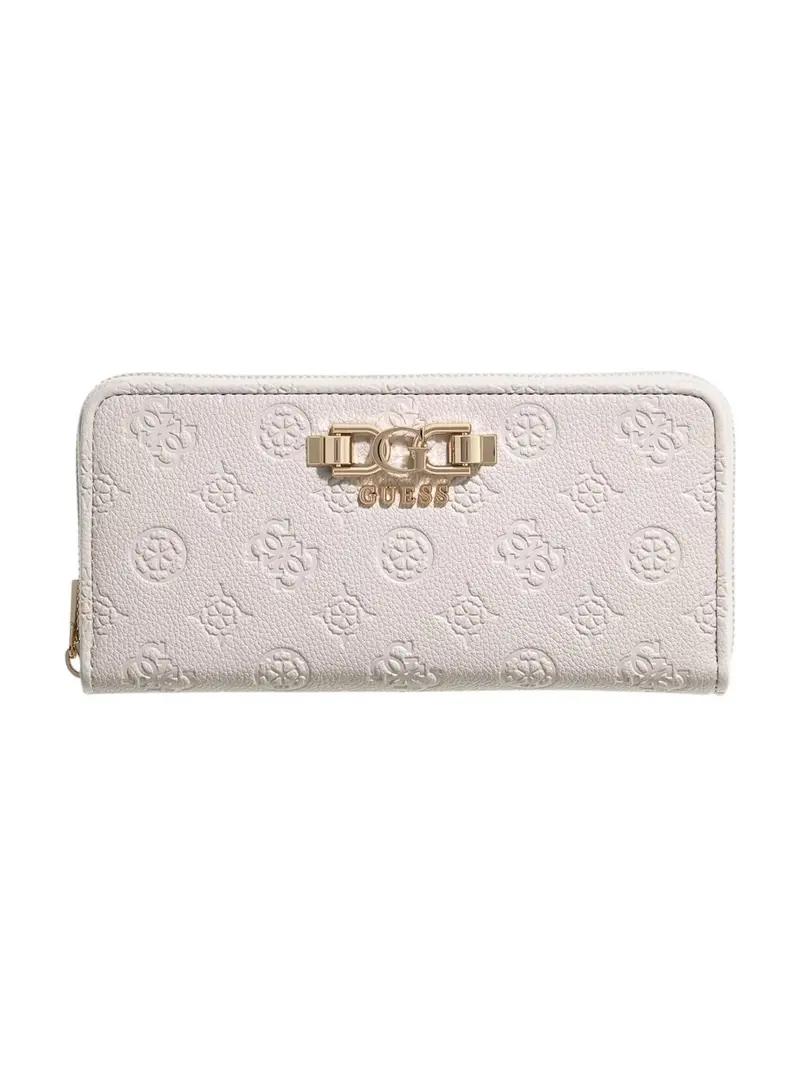 GUESS Portafoglio Donna ANISE SLG LARGE ZIP AROUND SWPD99 16146 STL STONE LOGO