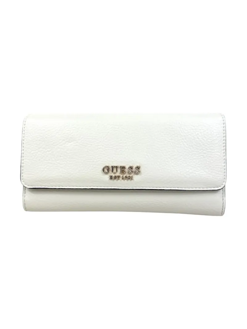 GUESS Portafoglio Donna BROOKE SLG LRG CLUTCH ORGNZR SWBG98 97162 OFF off white