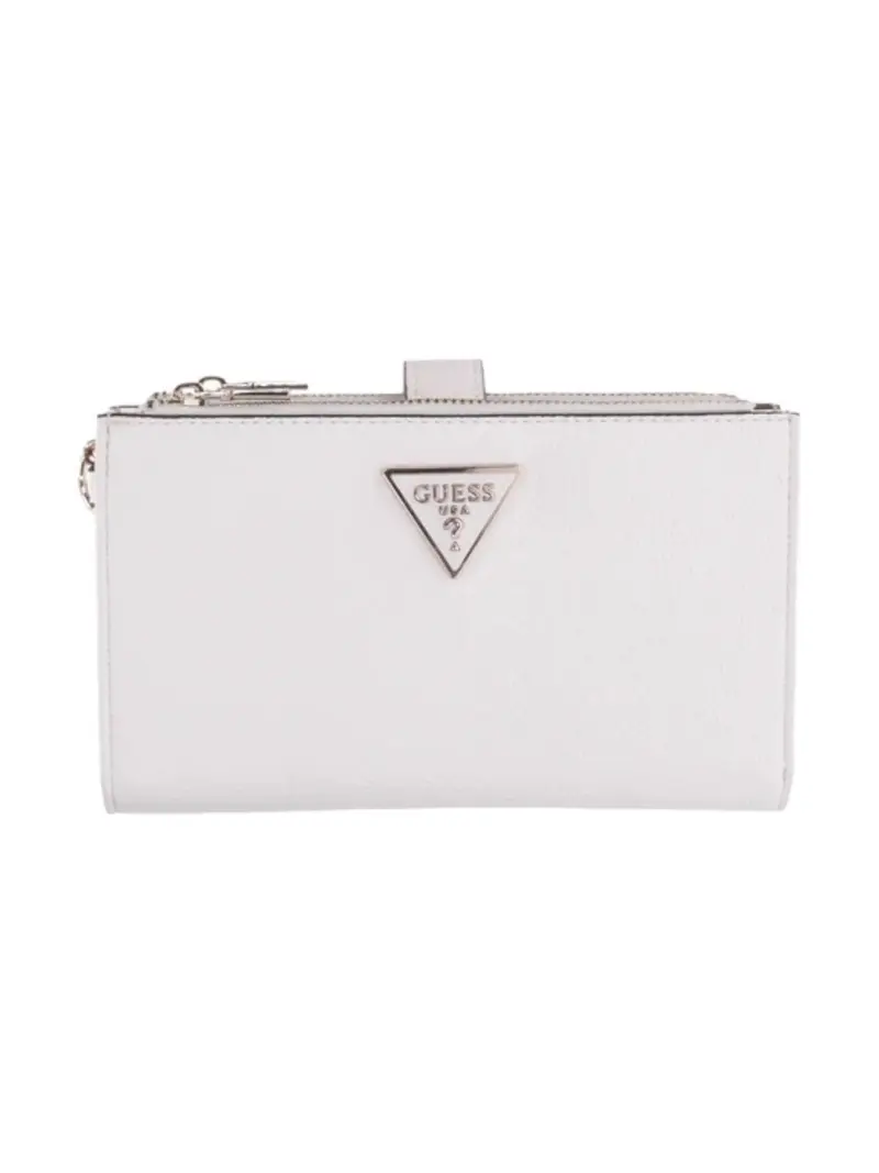 GUESS Portafoglio Donna Emiliya Slg Small Zi SWBG87 78570 STO Bianco