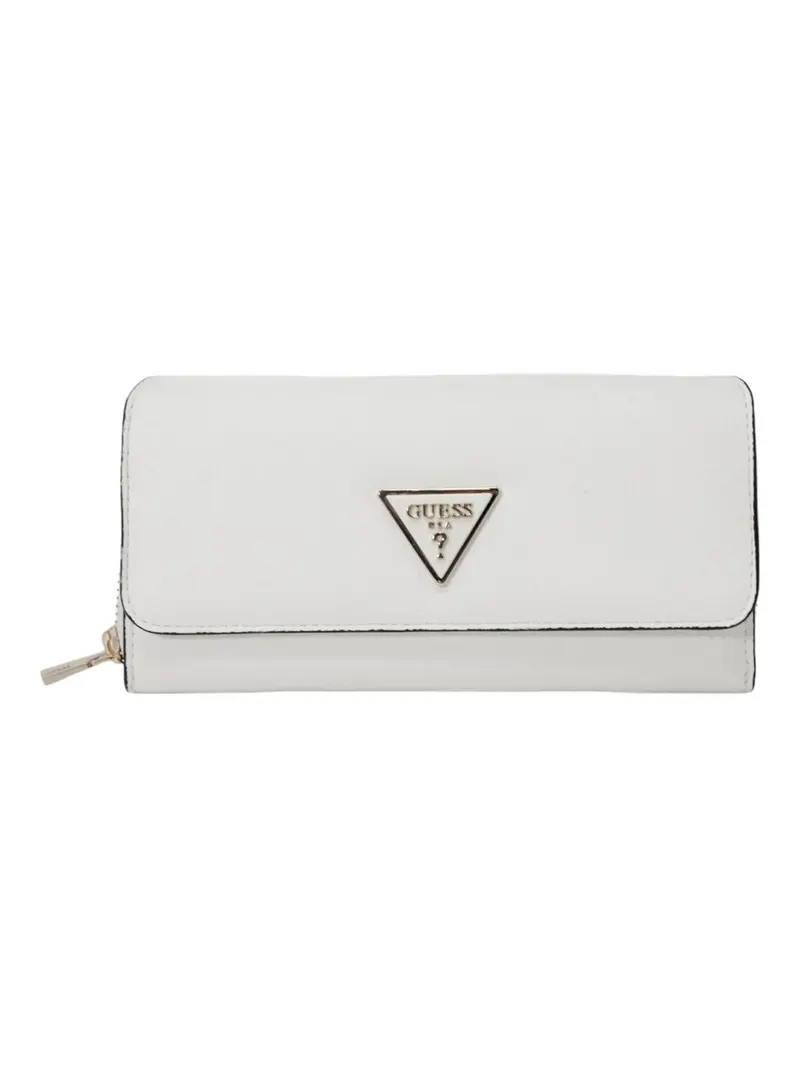 GUESS Portafoglio Donna Emiliya Slg Small Zi SWBG87 78620 STO Bianco