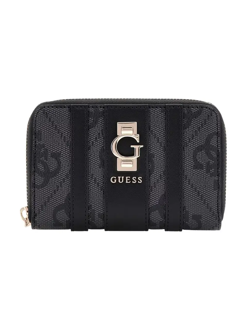 GUESS Portafoglio Donna ERENIA SLG MEDIUM ZIP AROUND SWSO78 38140 CLO COAL LOGO
