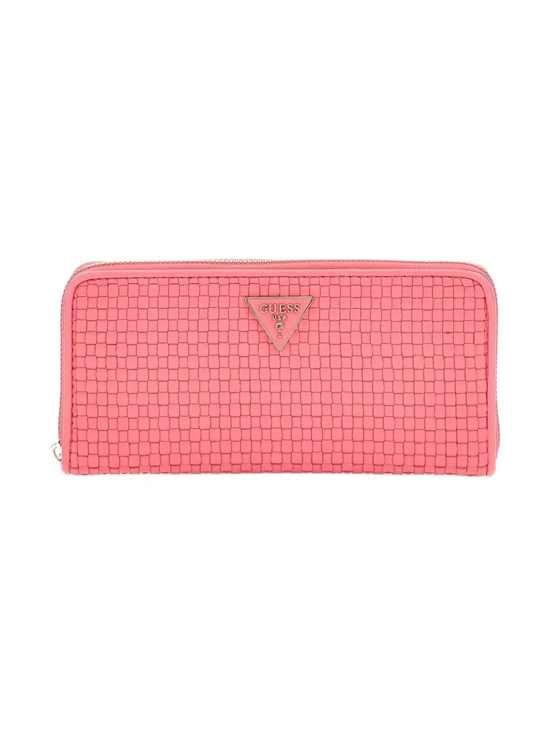 GUESS Portafoglio Donna Etel Slg Large Zip A SWWW92 19460 WAT Rosa