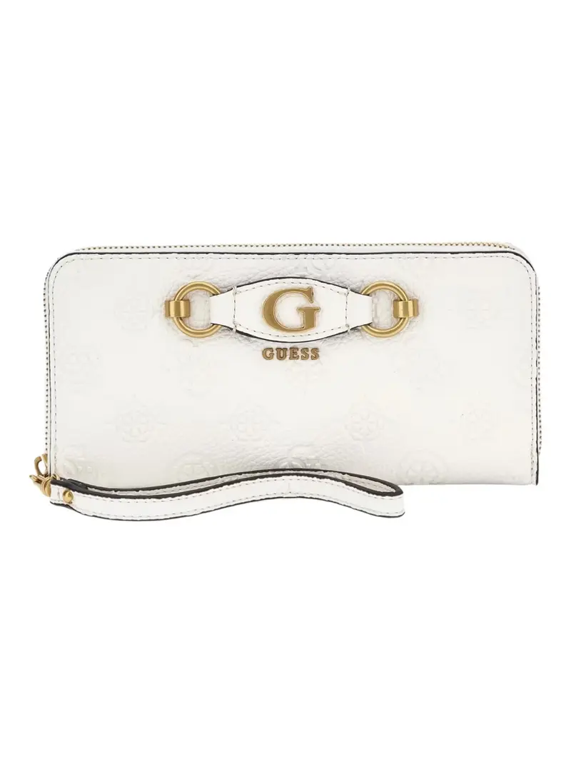GUESS Portafoglio Donna G James Logo SWPD92 09460 STL Bianco