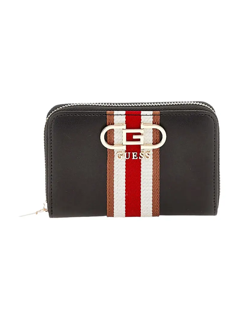 GUESS Portafoglio Donna Gianessa Slg Large Z SWVG93 07400 BLA Nero