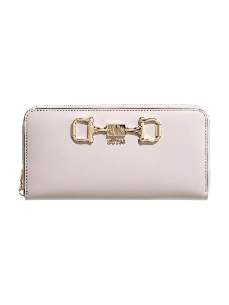 GUESS Portafoglio Donna JANIE SLG LARGE ZIP AROUND SWVG99 10146 STO STONE