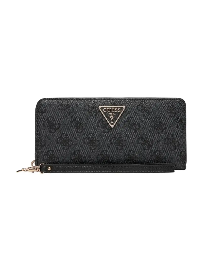 GUESS Portafoglio Donna LAUREL II SLG LARGE ZIP AROUND SWSG74 59146 CLO COAL LOGO