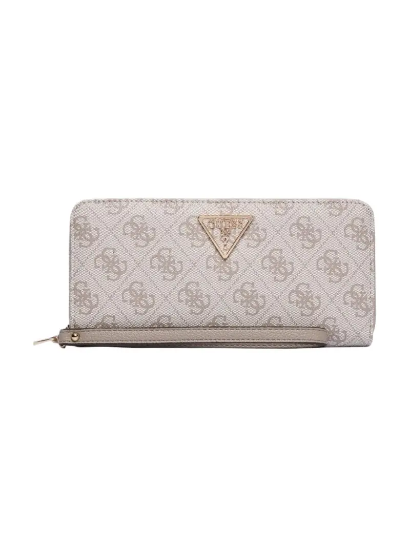 GUESS Portafoglio Donna LAUREL II SLG LARGE ZIP AROUND SWSG74 59146 DKO DARK TAUPE LOGO