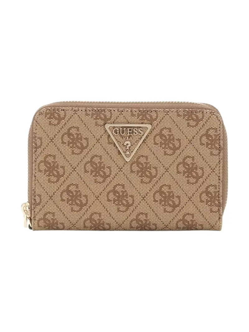 GUESS Portafoglio Donna LAUREL II SLG MED DOUBLE ZIP SWSG74 59164 LTL LATTE LOGO