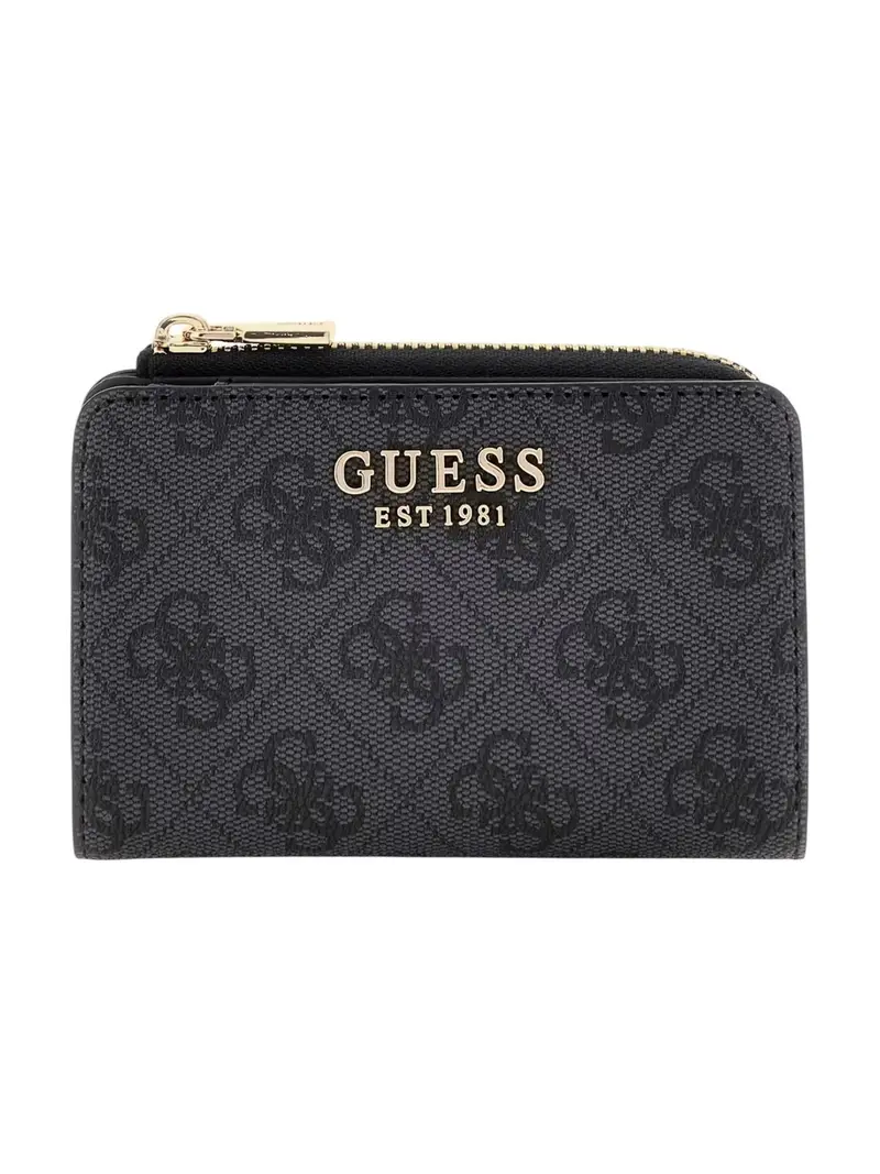 GUESS Portafoglio Donna LAUREL II SLG ZIP ARND CRD CSE SWSG74 59156 CLO COAL LOGO