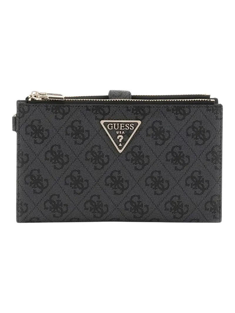 GUESS Portafoglio Donna LAUREL SLG DBL ZIP ORGANIZER SWSG85 00157 CLO Grigio