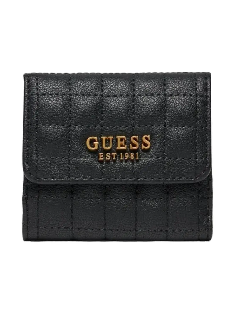 GUESS Portafoglio Donna Tia Slg Medium Zip A SWQA91 87440 BLA Nero