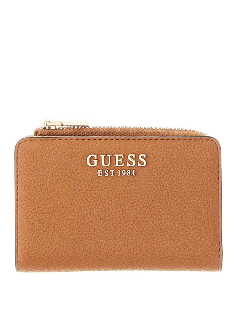 Guess Portafoglio Laurel Zip Aroud - Cognac