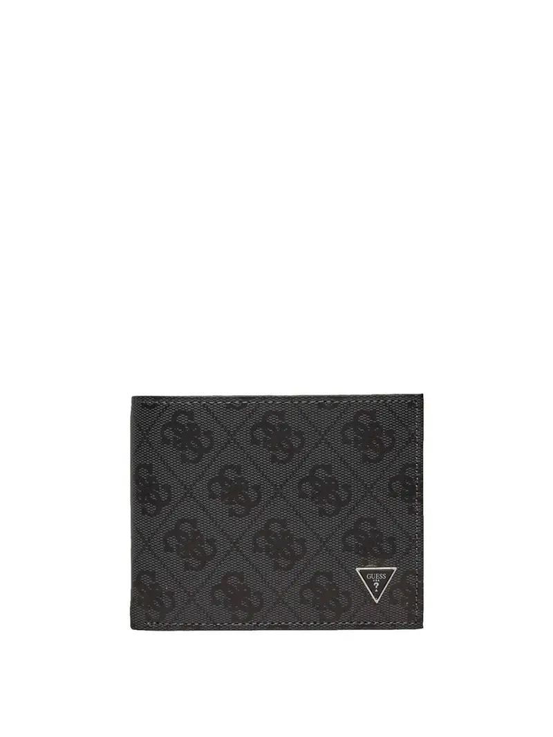 Guess Portafoglio Milano Bllfld W Coin Pocket Uomo Black - Nero