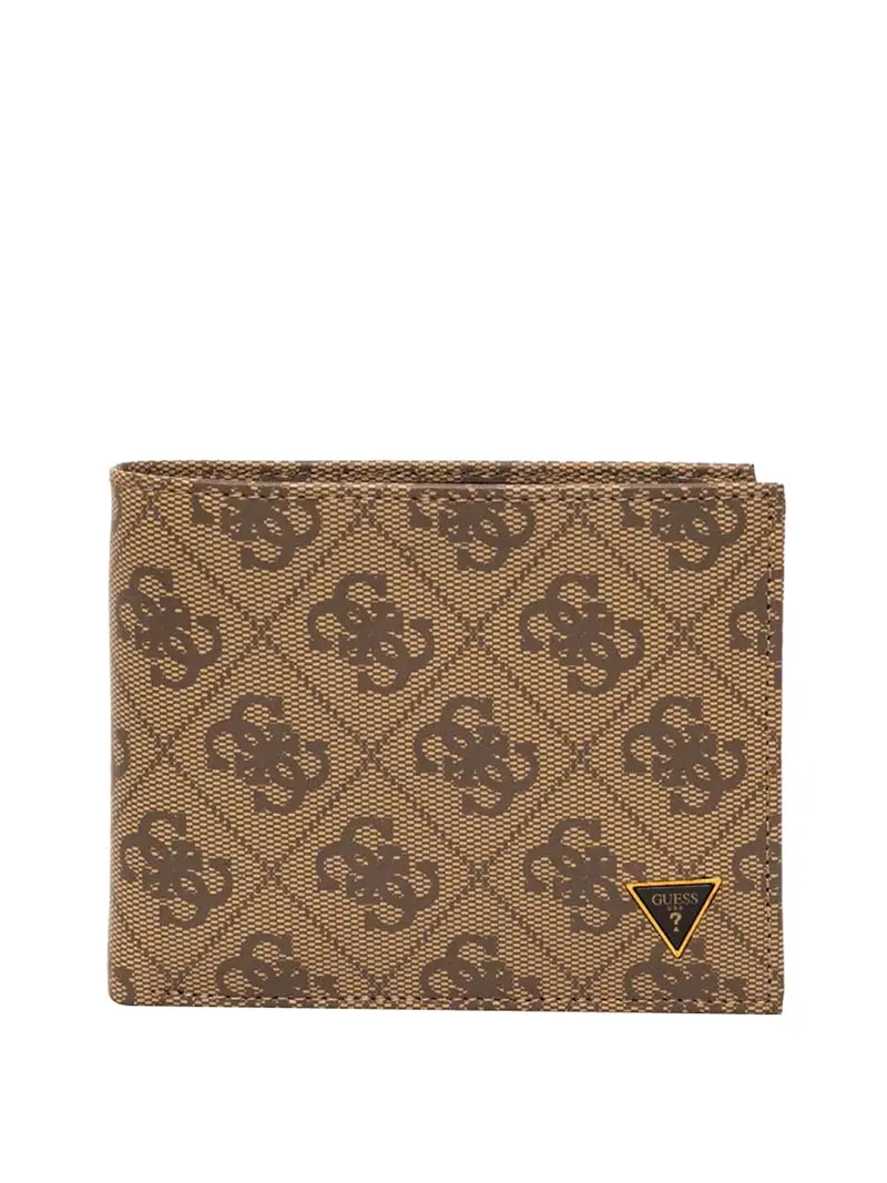Guess Portafoglio Milano w/Coin Beige Marrone
