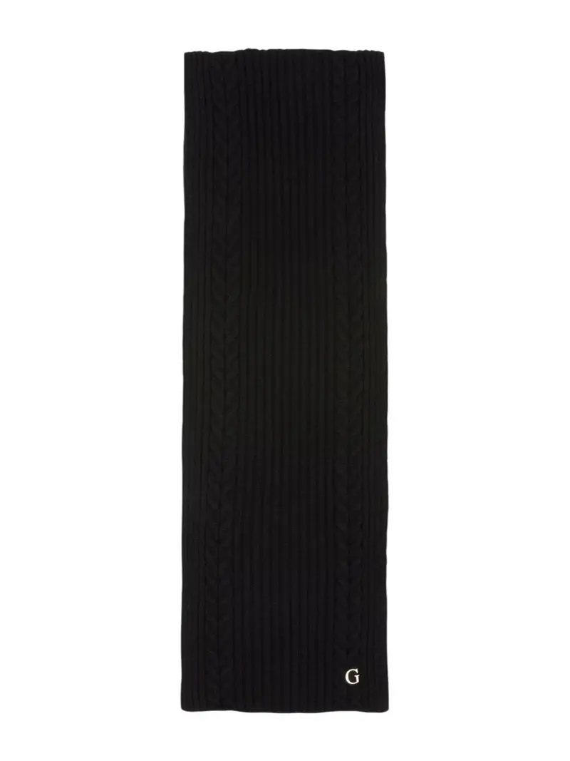 GUESS Sciarpa Donna KNITTED SCARF AW5383 POL03 BLA BLACK