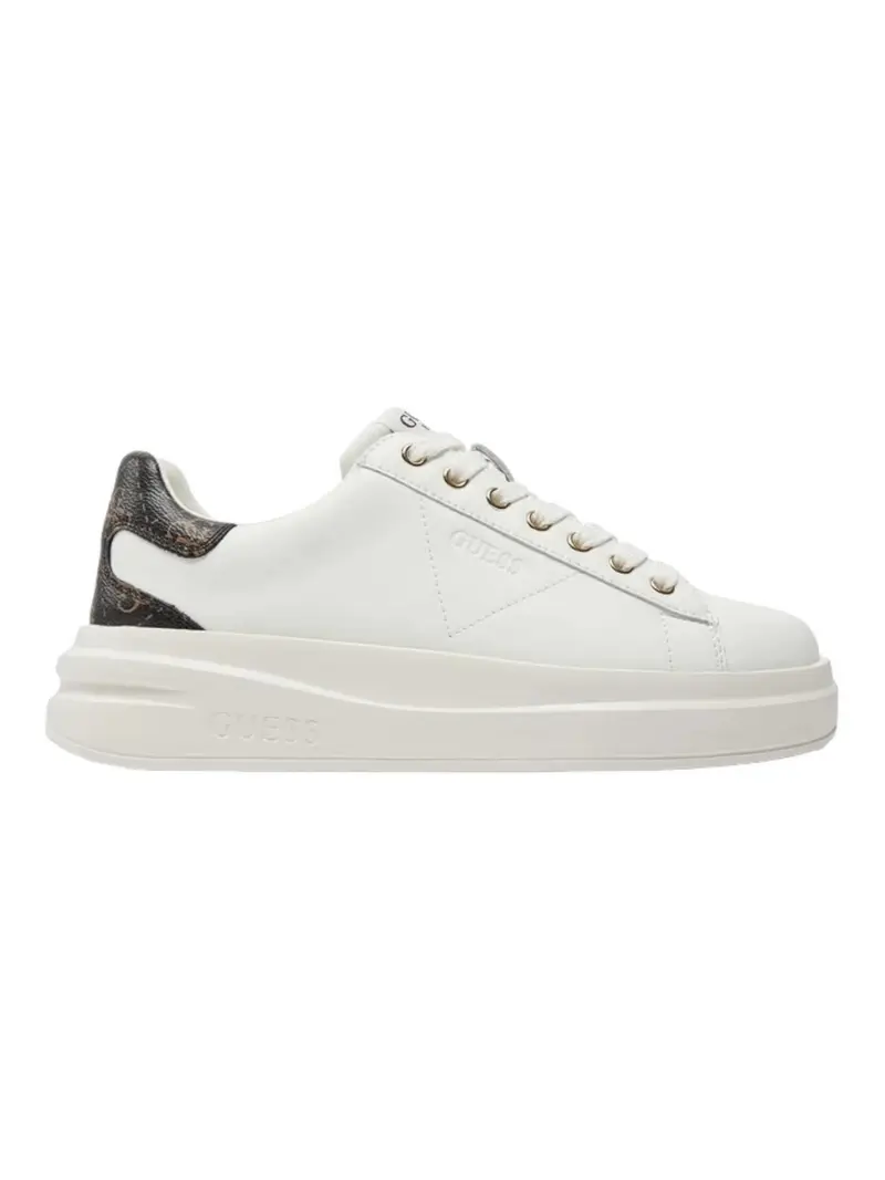 GUESS Sneaker Donna Elbina FLJELB FAL12 WHBRO WHITE BROWN