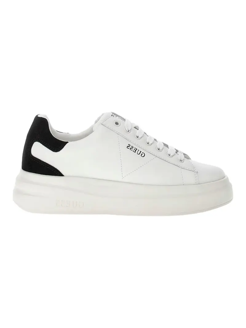 GUESS Sneaker Donna Elbina FLJELB LEA12 WHBLK Bianco