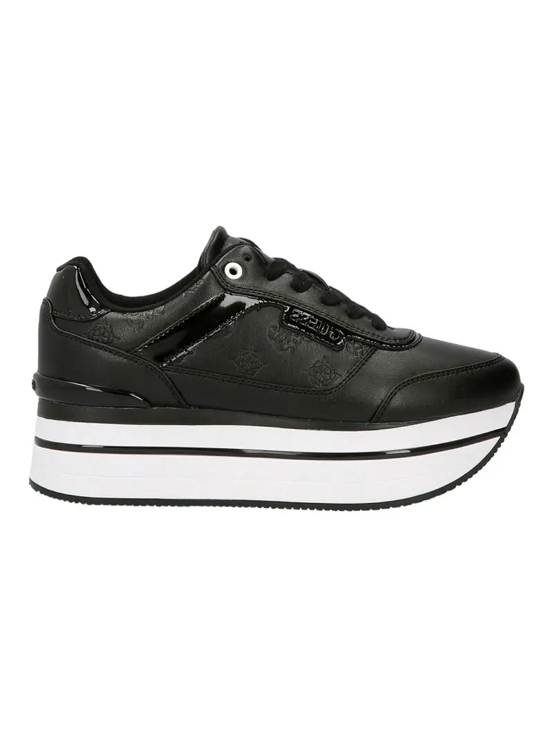 GUESS Sneaker Donna Hansin/Active Lady/Leather Lik FL5HNS PEL12 BLKBL blkbl