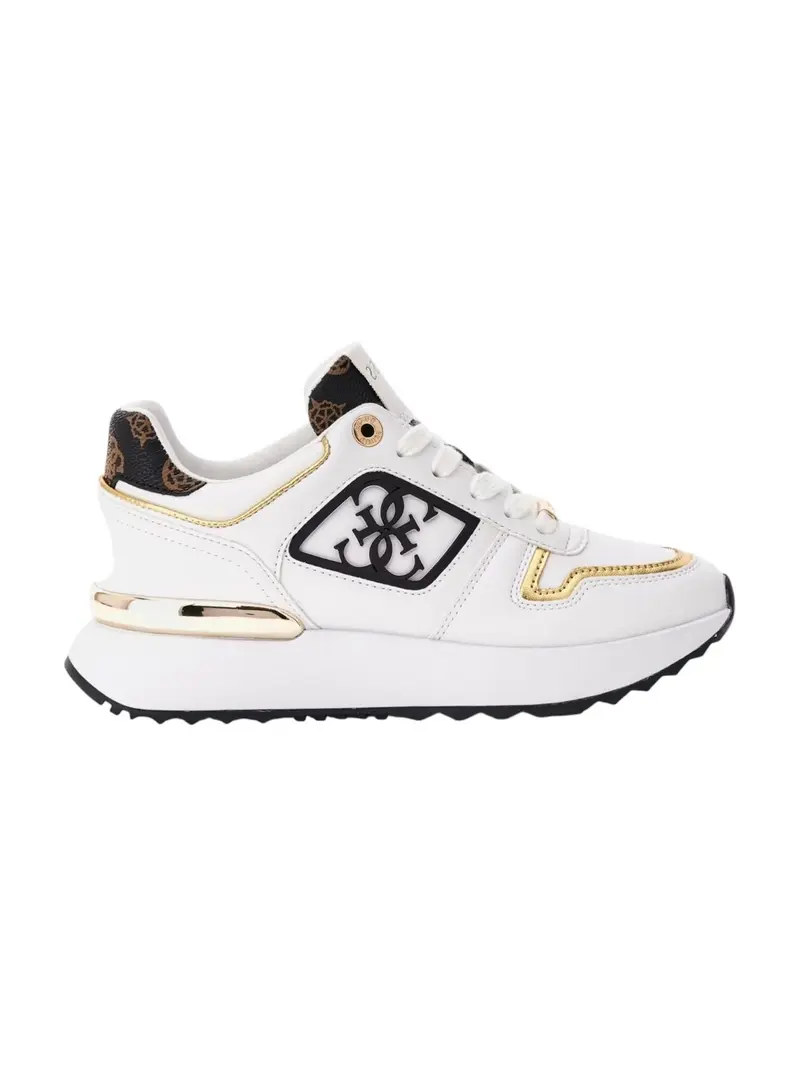 GUESS Sneaker Donna KOYAA FLJKOY ELE12 WHBRO Bianco