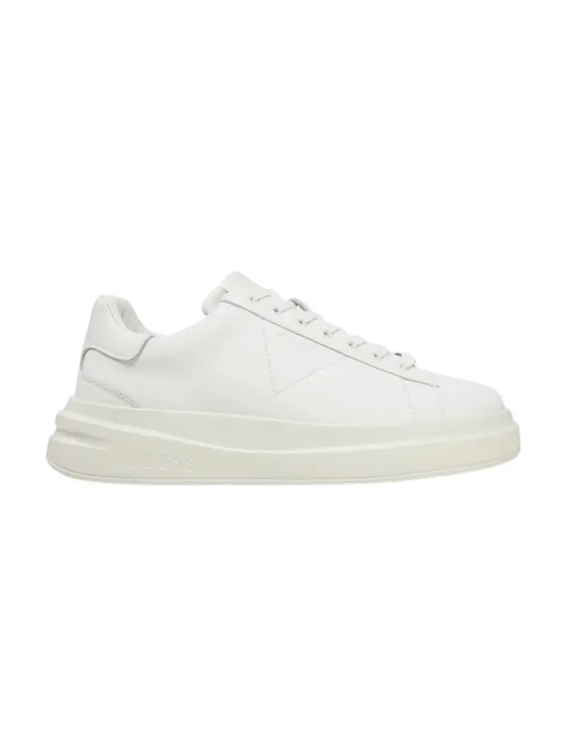 GUESS Sneaker Uomo ELBA FMJLBA LEA12 WHITE WHITE